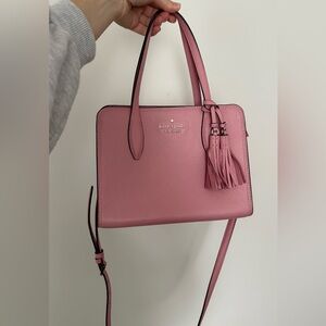 Kate Spade Pink Handbag with Tassel Detail
